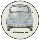 VW Beetle 1957-59 Coaster 6